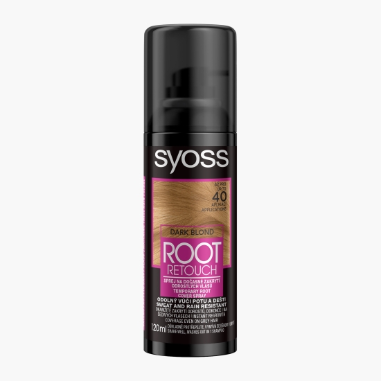 Syoss Spray colorant pentru păr, blond închis, Root Retouch 120ml