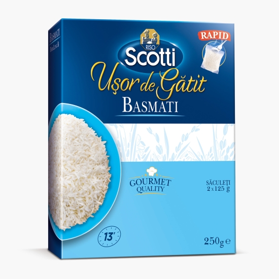 Riso Scotti Orez ușor de gătit basmati 2x125g