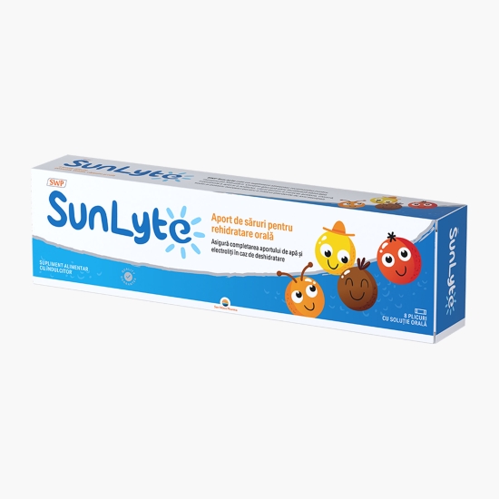 Sun Wave Pharma Sunlyte, supliment alimentar pentru menținerea hidratării, 8 plicuri