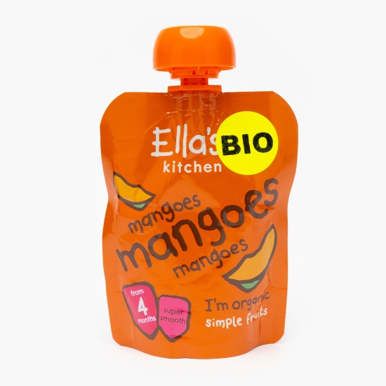 Ella's Kitchen Piure BIO de mango, +4 luni, 70g