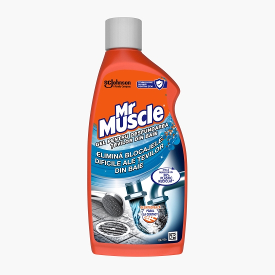 Mr. Muscle Gel pentru desfundarea țevilor din baie, 500ml