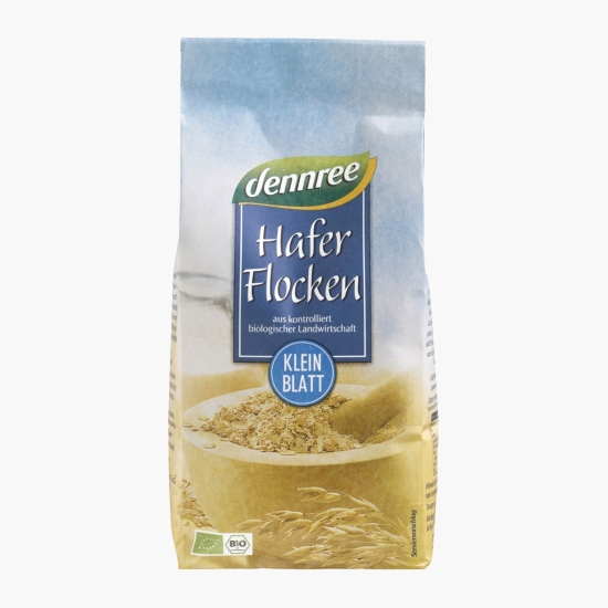 Dennree Fulgi mici de ovăz ECO, 500g