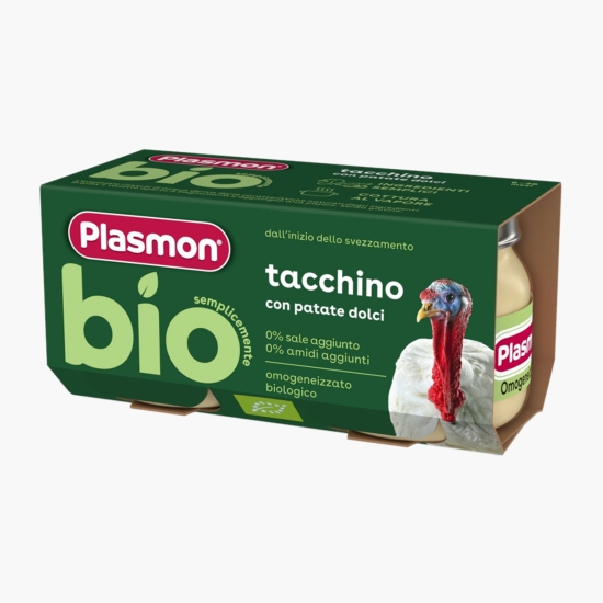 Plasmon Piure BIO de curcan și cartofi 2x80g