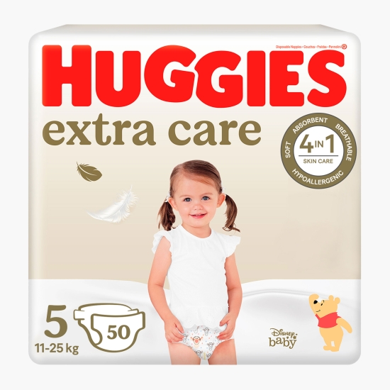 Huggies Scutece Extra Care mega mărimea 5, 11-25kg, 50 buc