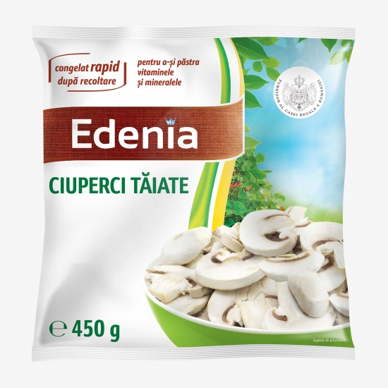 Edenia Ciuperci tăiate 450g (cu Genius)