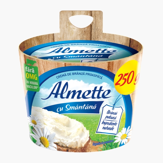 Almette Cremă de brânză proaspătă cu smântână 250g