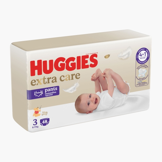 Huggies Scutece chiloței Extra Care Pants, unisex, mărimea 3, 6-11 kg, 48 buc (cu Genius)