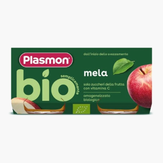 Plasmon Piure BIO de mere 2x80g (cu Genius)