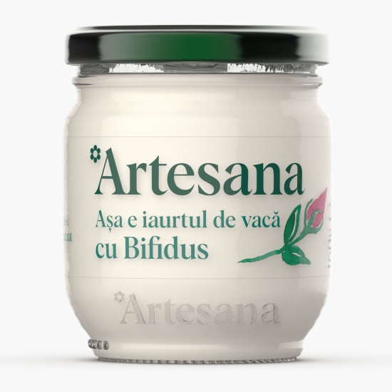 Artesana Iaurt natural din lapte de vacă cu bifidus 160g