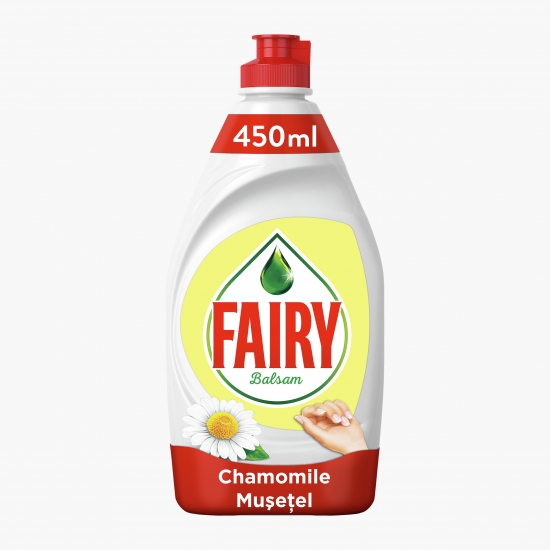 Fairy Detergent de vase Sensitive mușețel 450ml (cu Genius)