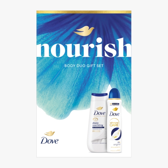 Set cadou Delight: gel de duș Petal Soft 250ml + deodorant spray