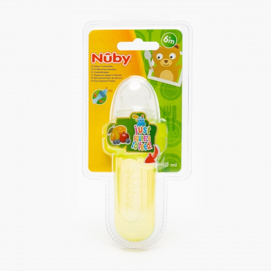 Nuby Dispozitiv de hrănire, +6 luni, 40ml (cu Genius)
