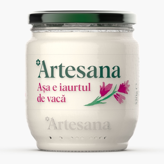 Artesana Iaurt natural din lapte de vacă 320g