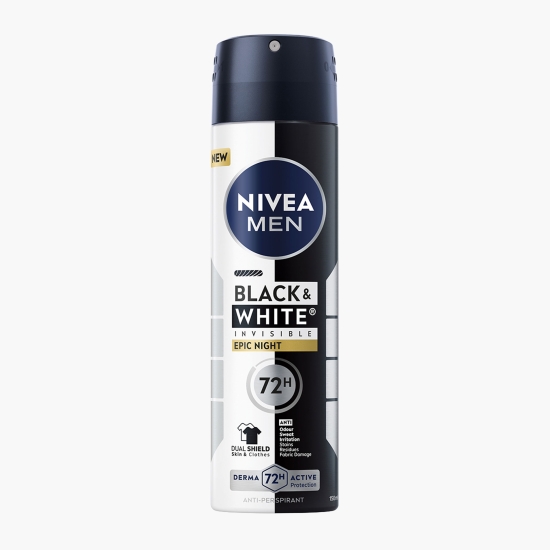 Nivea Deodorant antiperspirant spray Men Black & White Epic Night 150ml