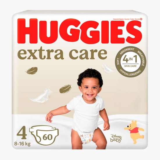Huggies Scutece Extra Care mega mărimea 4, 8-16kg, 60 buc