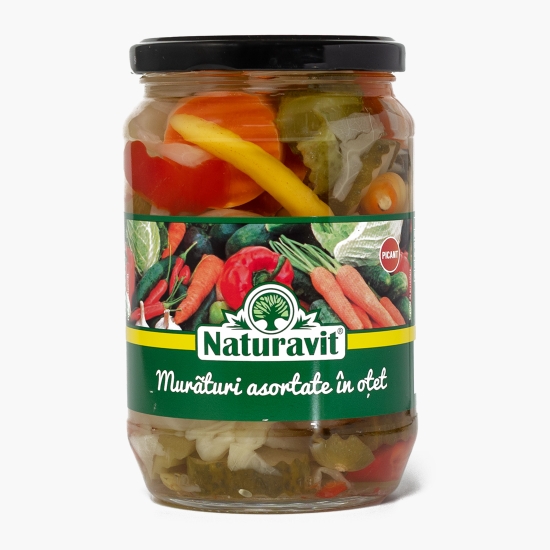 NATURAVIT Murături picante în oțet 650g
