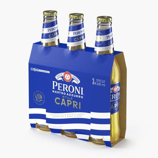 Peroni Bere blondă Capri sticlă 3x330ml