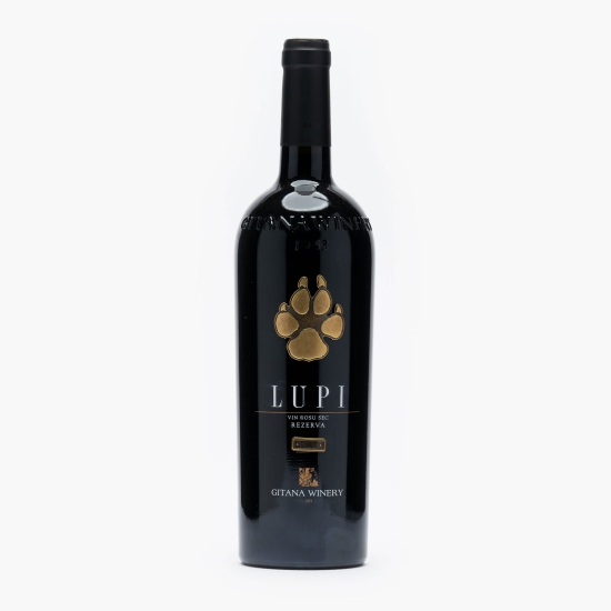 Crama Gitana Lupi Vin roșu sec Cabernet Sauvignon & Merlot & Saperavi, 14.5%, 750ml