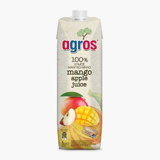 Agros Suc mango și mere, fără zahăr adăugat 1l