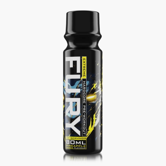 Genius Nutrition Shot pre-antrenament Fury Extreme Pineapple Chaos 80ml, 2 porții