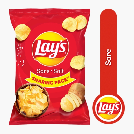 Lays Chipsuri din cartofi cu sare 170g (cu Genius)