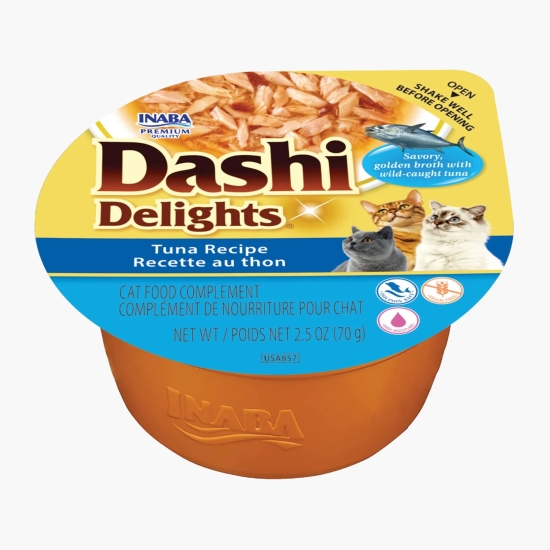 Inaba Hrană umedă pentru pisici Dashi Delights, cu ton, 70g