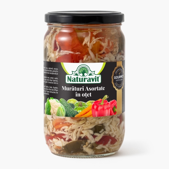 NATURAVIT Murături asortate în oțet, Gourmet, 680g