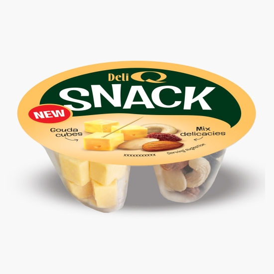 Deli Q Snack gouda și fructe uscate 100g (cu Genius)