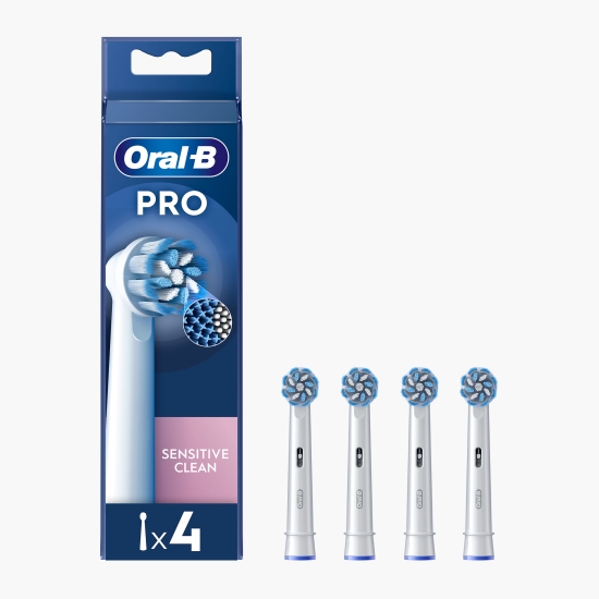 Oral-B Rezerve periuță de dinți electrică Sensitive Clean, 4 buc