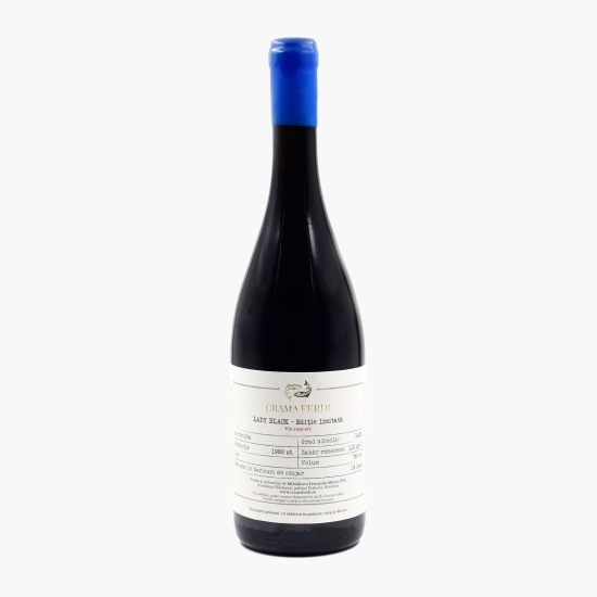 CRAMA FERDI Vin roșu sec Fetească Neagră Lady Black, 14.2%, 750ml (cu Genius)