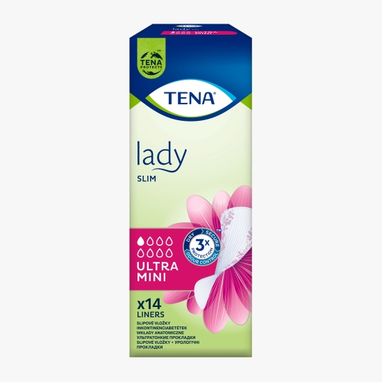 Tena Absorbante pentru incontinență urinară Lady Slim Ultra Mini, 14 buc