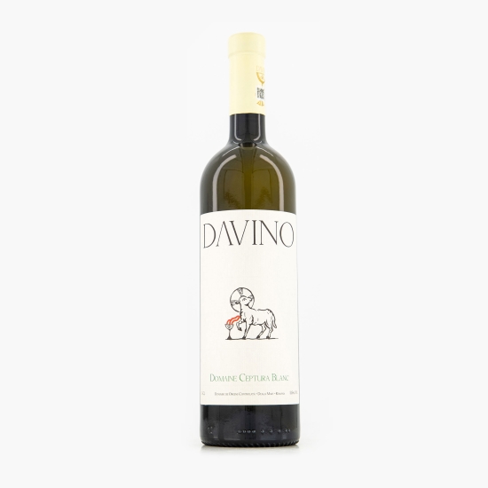 Davino Domaine Ceptura Vin alb sec Sauvignon Blanc & Fetească Albă & Riesling Italian, 13.5%, 750ml (cu Genius)