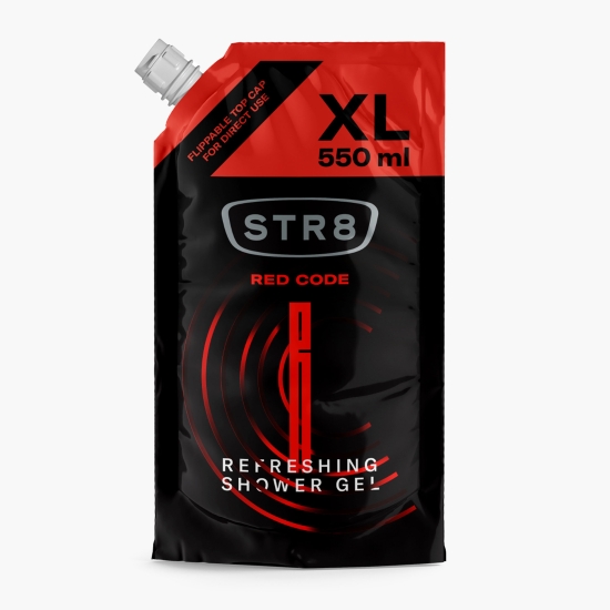 SUICIDE MAN（RED Ver.）新品 Rezervă gel de duș pentru bărbați Red Code XL 550ml - Prospețime