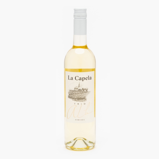 Nachbil Vin alb demisec ECO La Capela Fetească Regală & Muscat Ottonel, 12%, 750ml (cu Genius)