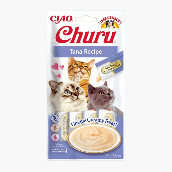 Inaba Recompense cremoase pentru pisici Churu Ton 4x14g (56g)