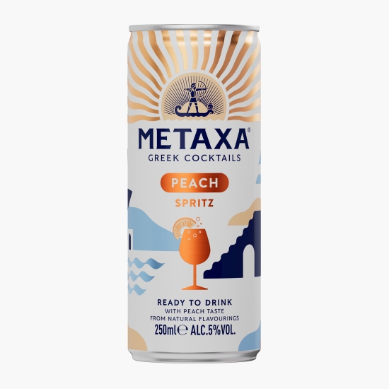 Metaxa Cocktail Peach Spritz, 5%, doză 250ml