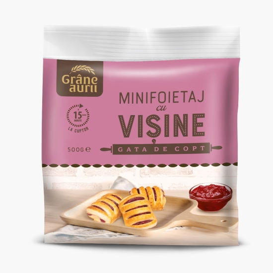GRANE AURII Mini foitaj cu vișine 500g