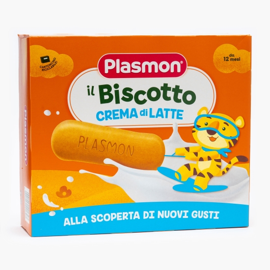 Plasmon Biscuiți cu cremă de lapte, +12 luni, 320g
