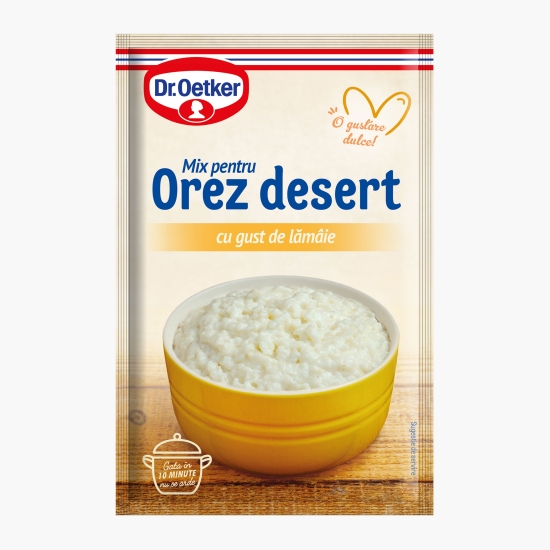 Dr. Oetker Mix pentru orez desert cu gust de lămâie, 93g (cu Genius)