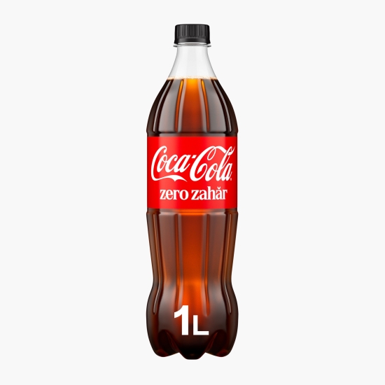 Coca-Cola Băutură carbogazoasă cola zero zahăr 1l (cu Genius)