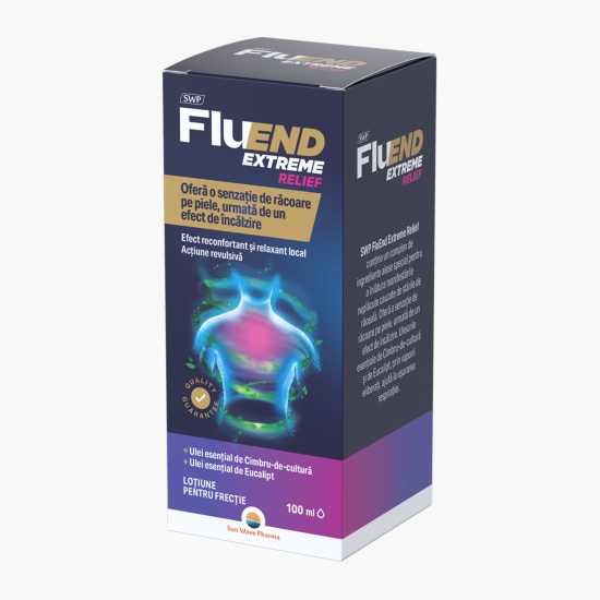 Sun Wave Pharma Fluend Extreme Relief, loțiune pentru frecție 100ml (cu Genius)