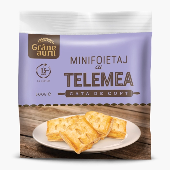 GRANE AURII Mini foitaj cu telemea 500g