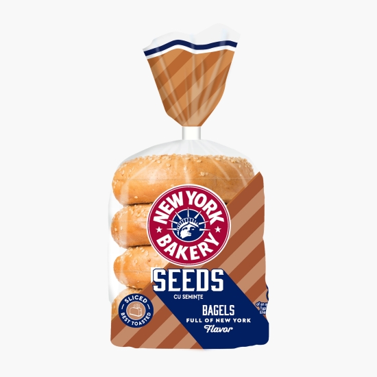 NYB Bagels cu semințe 300g