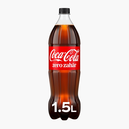 Coca-Cola Băutură carbogazoasă cola zero zahăr 1.5l (cu Genius)