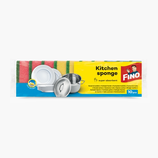 Bureți colorați pentru bucătărie 10 buc