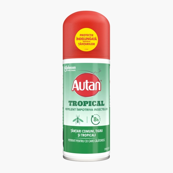 Autan Spray împotriva țânțarilor comuni, tigru și tropicali Tropical 100ml