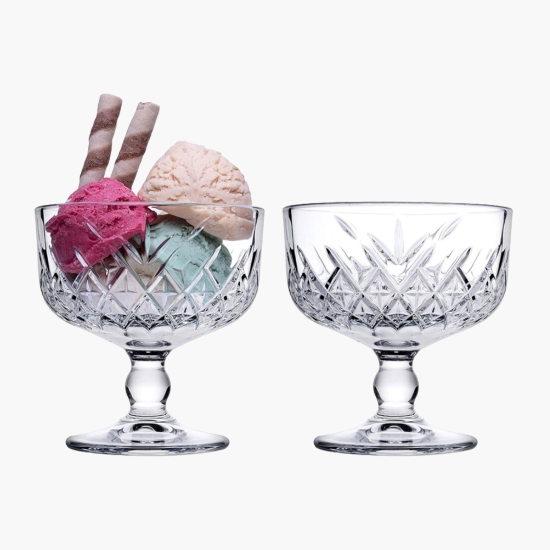 PASABAHCE Set 2 cupe desert Timeless 11cm 250ml (cu Genius)