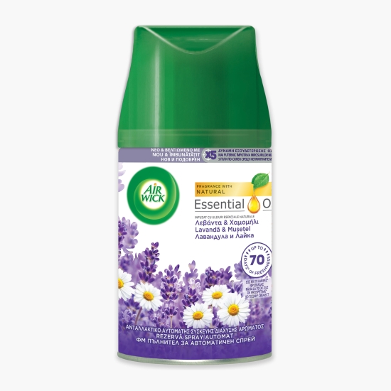 Romania product data sample: Rezervă odorizant automat de cameră Freshmatic Lavandă & Mușețel 250ml