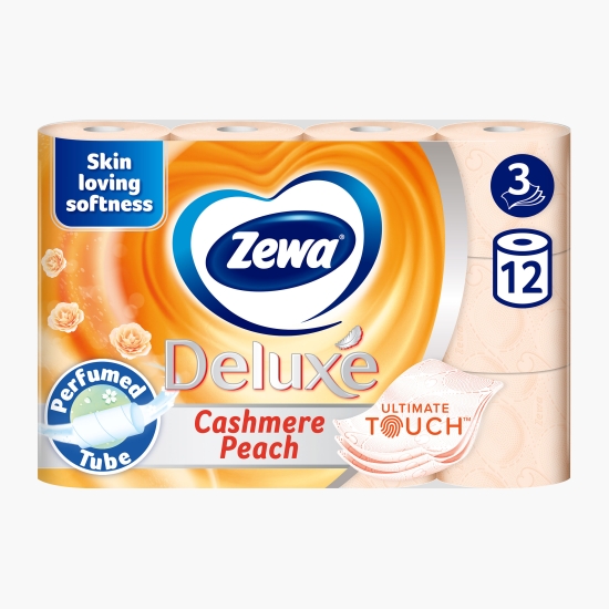 Zewa Hârtie igienică Deluxe Cashmere peach 3 straturi 12 role