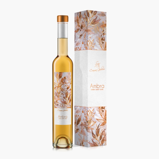 Crama Girboiu Vin alb dulce Ambra Șarba, 13%, 375ml (cu Genius)